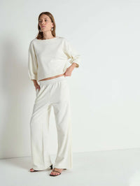 NATION LTD Sweatpants Abigail Sweatpant, Porcelain Soho-Boutique