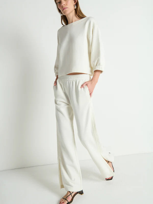 NATION LTD Sweatpants Abigail Sweatpant, Porcelain Soho-Boutique