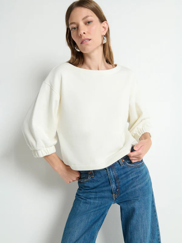 NATION LTD Sweatshirt Geri Sweatshirt, Porcelain Soho-Boutique