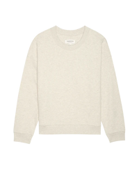 NATION LTD Sweatshirt Jovie Sweatshirt, Heather Oatmeal Soho-Boutique