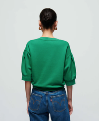 NATION LTD Sweatshirt Tate Crewneck Sweatshirt, Verdant Green Soho-Boutique