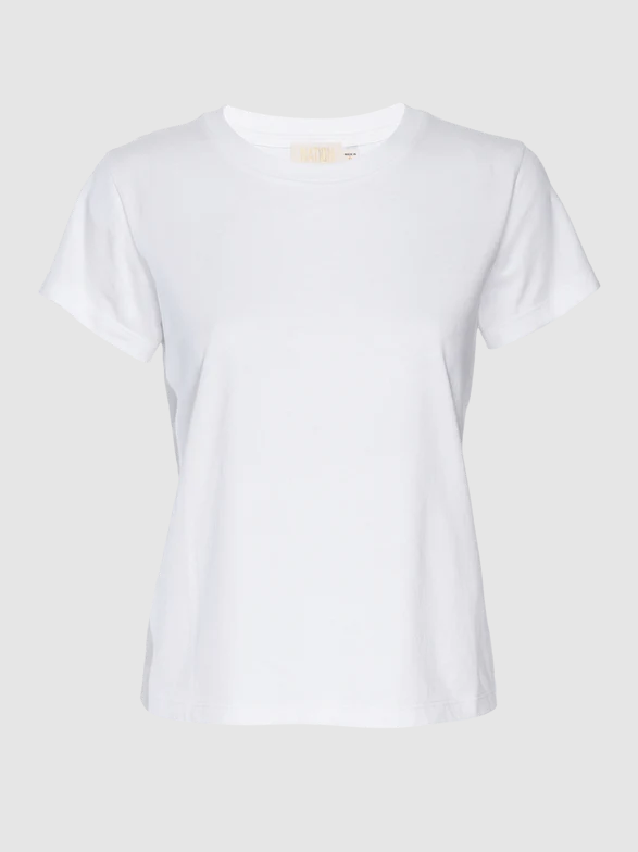 NATION LTD T-Shirt Goldie Boxy Tee, White Soho-Boutique