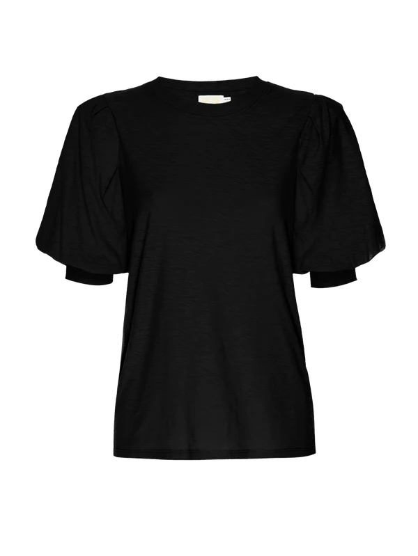 NATION LTD T-Shirt Rimma Tee, Jet Black Soho-Boutique