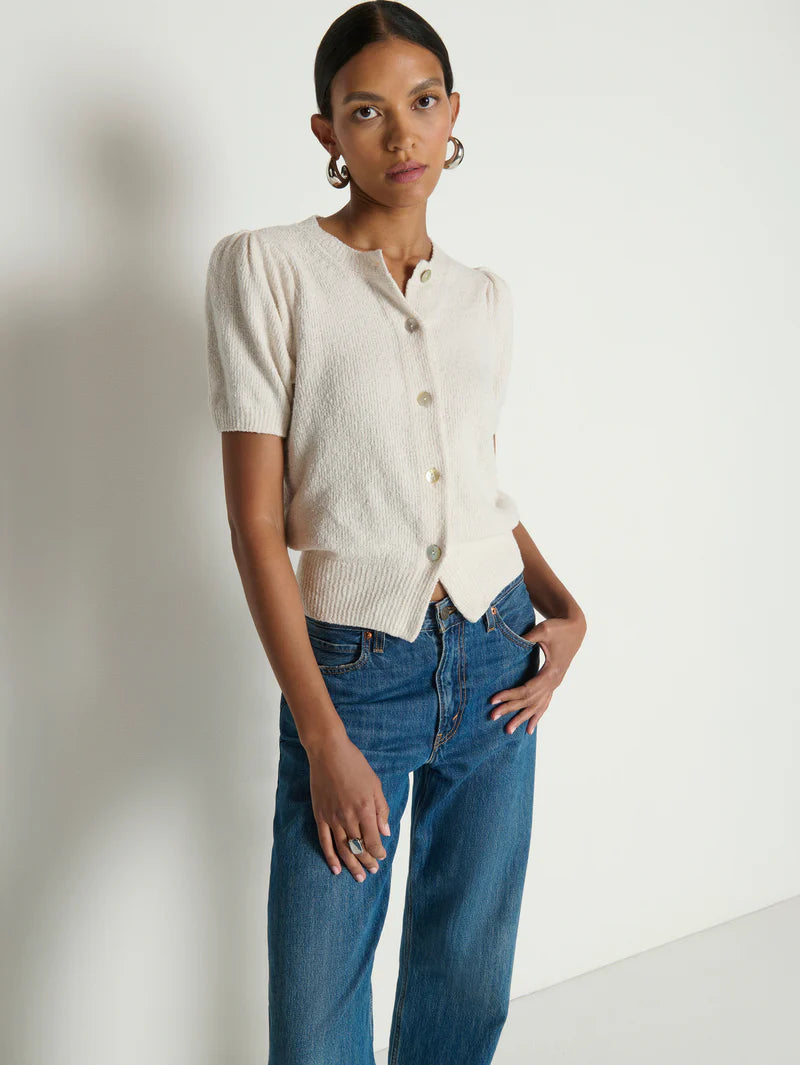 NATION LTD Tank Anne Marie Cardigan, Porcelain Soho-Boutique