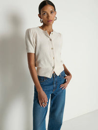 NATION LTD Tank Anne Marie Cardigan, Porcelain Soho-Boutique