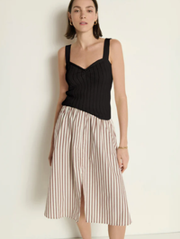 NATION LTD Tank Cali Sweater Tank, Jet Black Soho-Boutique
