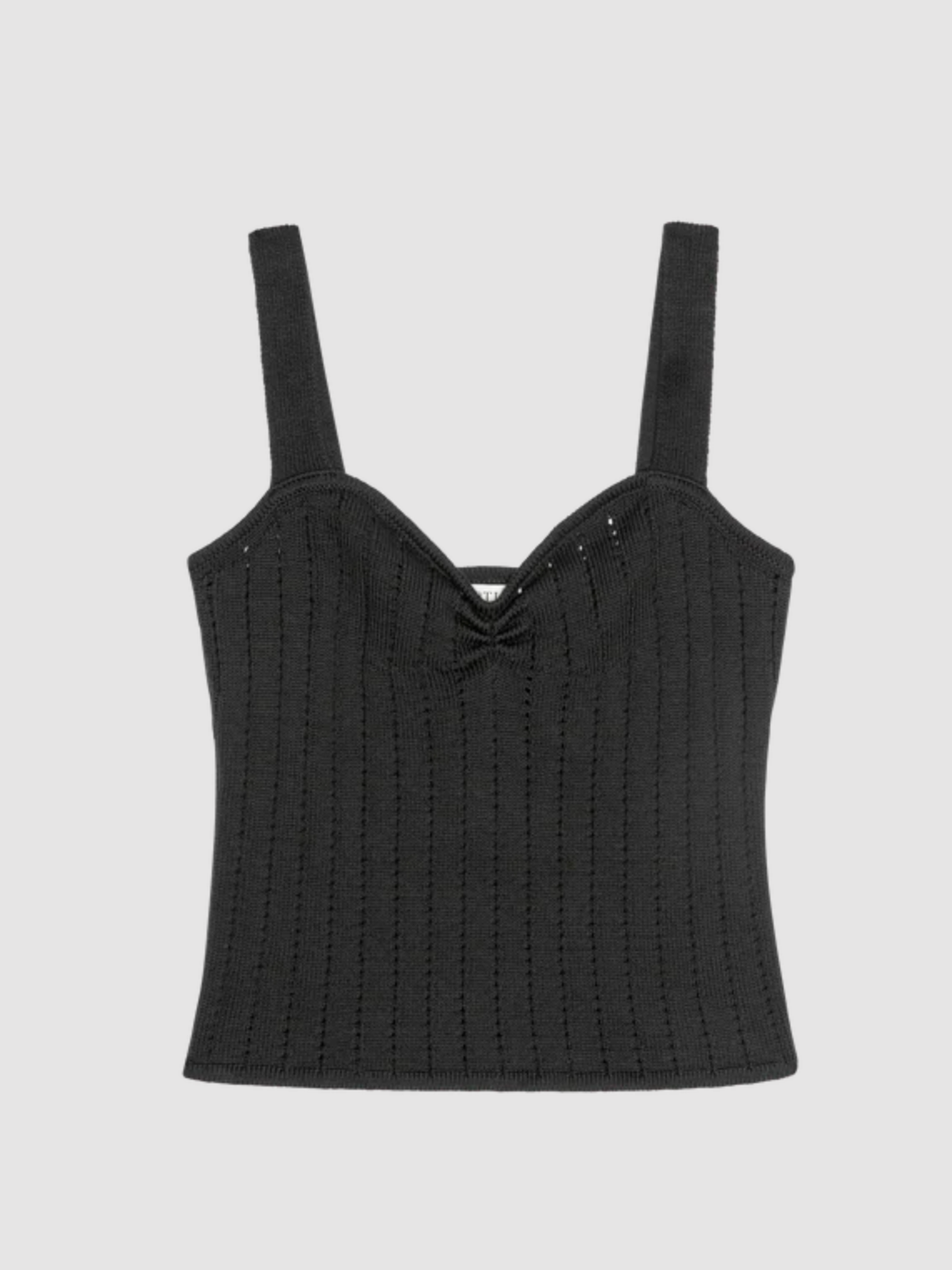 NATION LTD Tank Cali Sweater Tank, Jet Black Soho-Boutique