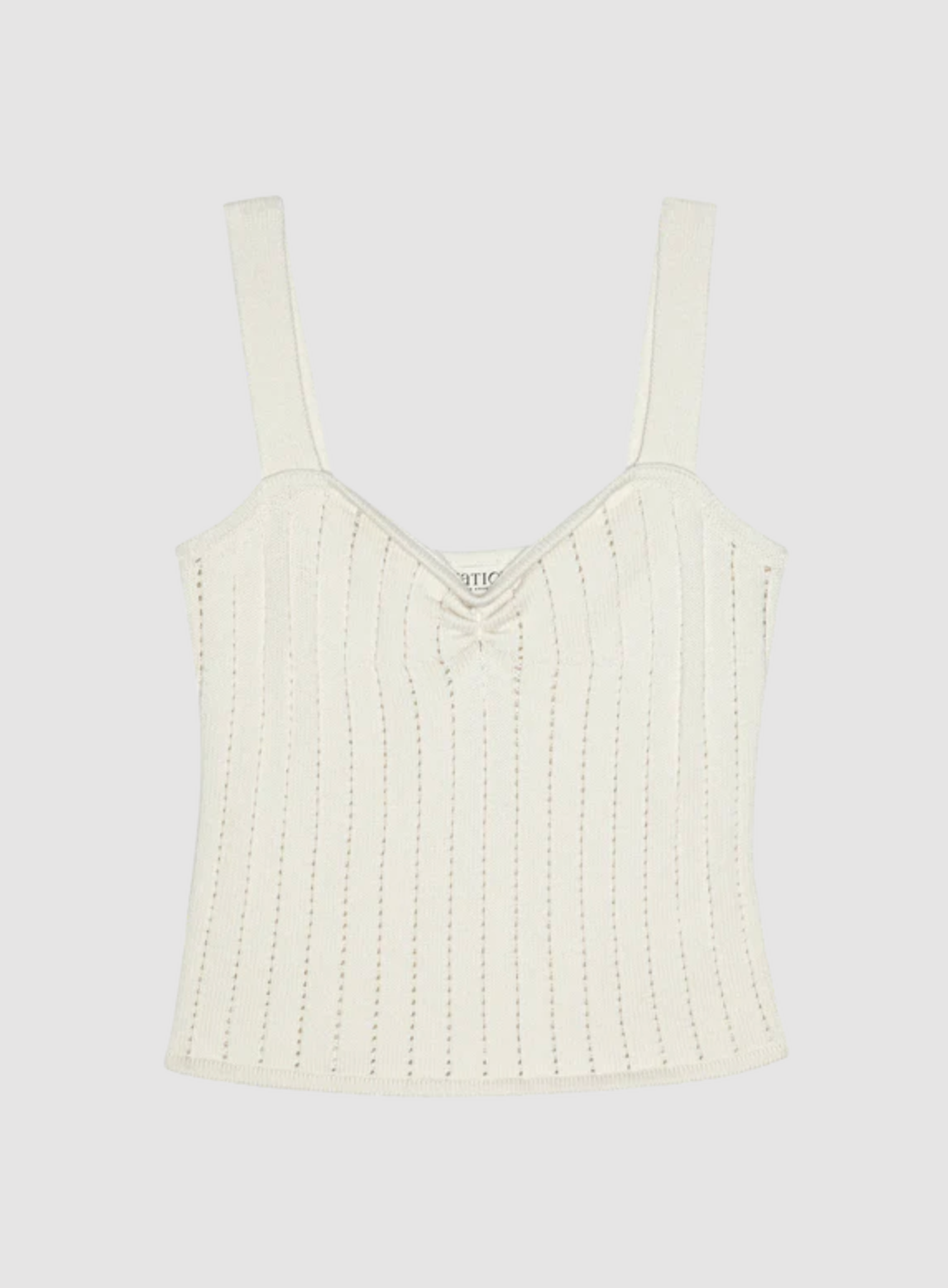 NATION LTD Tank Cali Sweater Tank, Porcelain Soho-Boutique