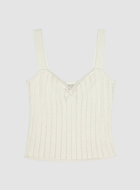 NATION LTD Tank Cali Sweater Tank, Porcelain Soho-Boutique