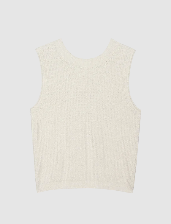NATION LTD Tank Eliza Sweater Tank, Porcelain Soho-Boutique