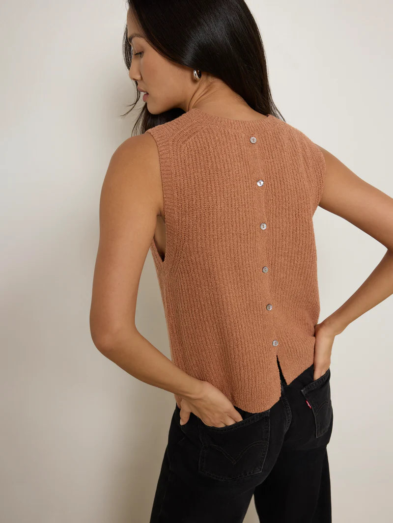 NATION LTD Tank Jacqueline Tank, Mocha Soho-Boutique