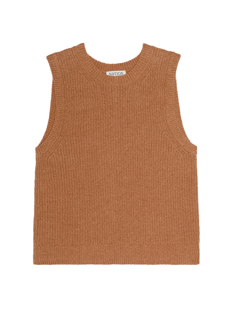 NATION LTD Tank Jacqueline Tank, Mocha Soho-Boutique