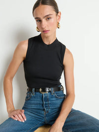 NATION LTD Tank Joan Tank, Jet Black Soho-Boutique