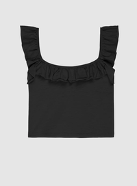 NATION LTD Tank Rosa Top, Jet Black Soho-Boutique