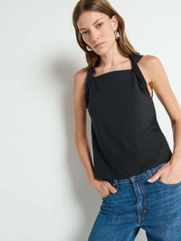 NATION LTD Tank Sabrina Tank, Jet Black Soho-Boutique