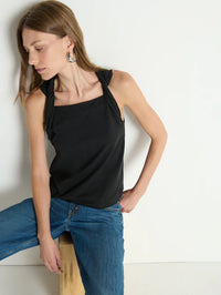 NATION LTD Tank Sabrina Tank, Jet Black Soho-Boutique