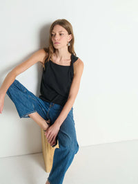 NATION LTD Tank Sabrina Tank, Jet Black Soho-Boutique