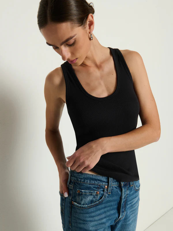 NATION LTD Tank Stella Tank, Jet Black Soho-Boutique