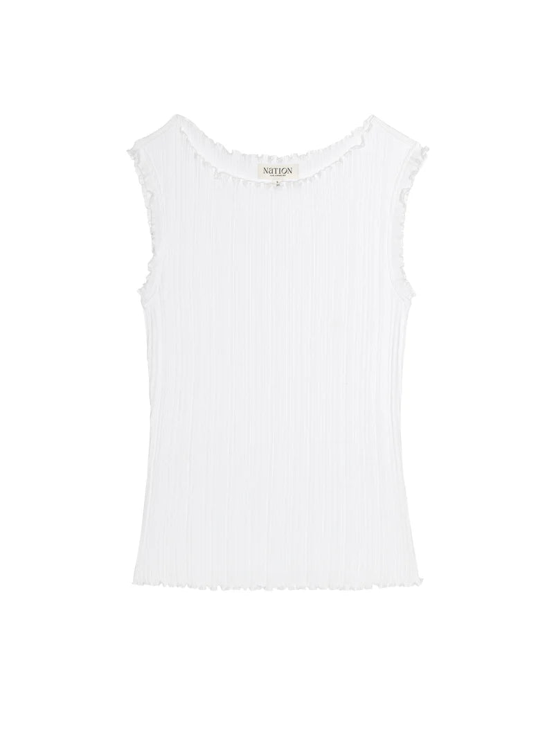 NATION LTD tank Zella Tank, White Soho-Boutique