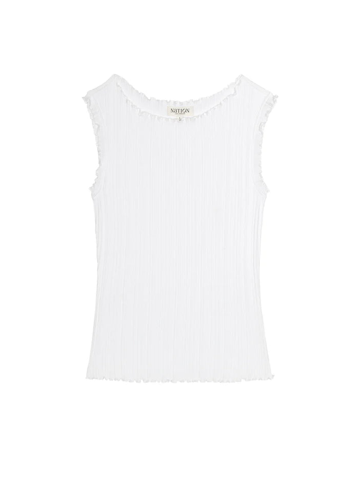 NATION LTD tank Zella Tank, White Soho-Boutique