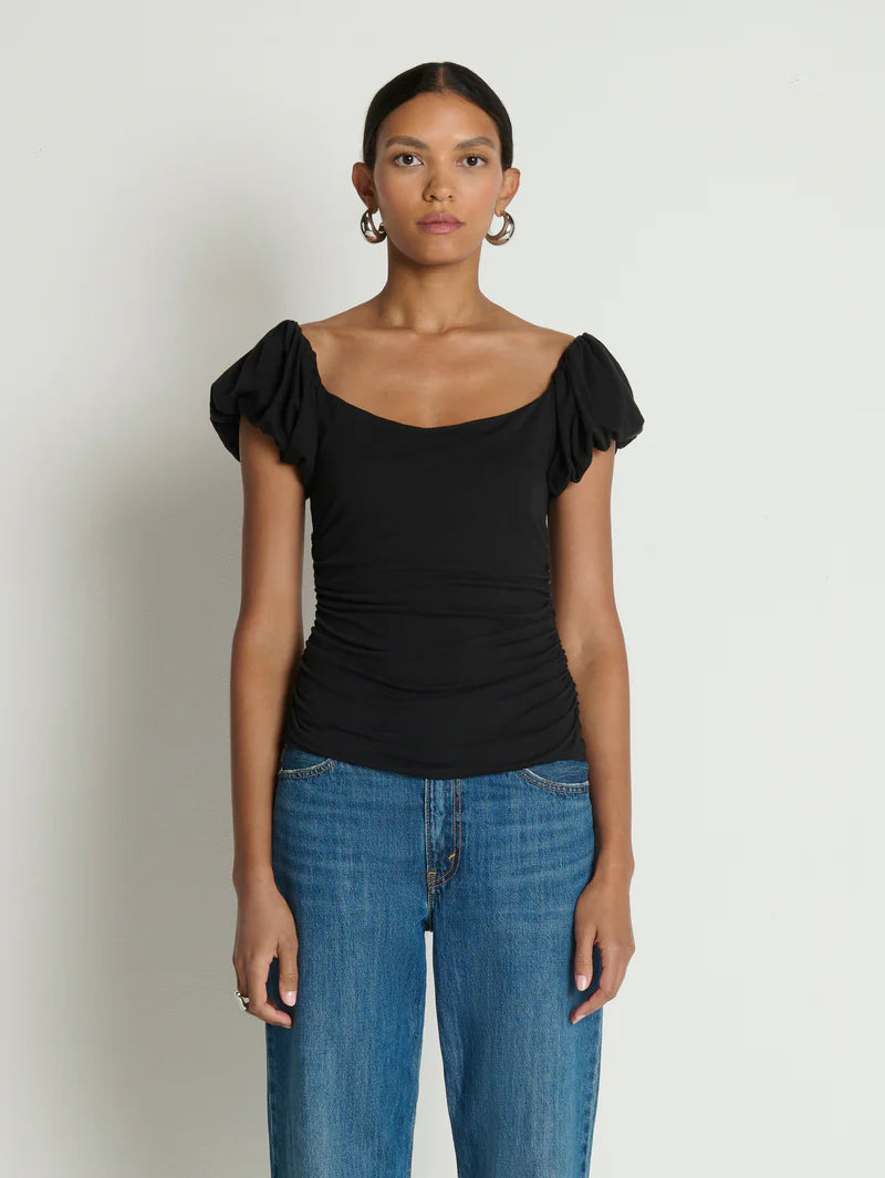 NATION LTD Top Angelica Top, Jet Black Soho-Boutique