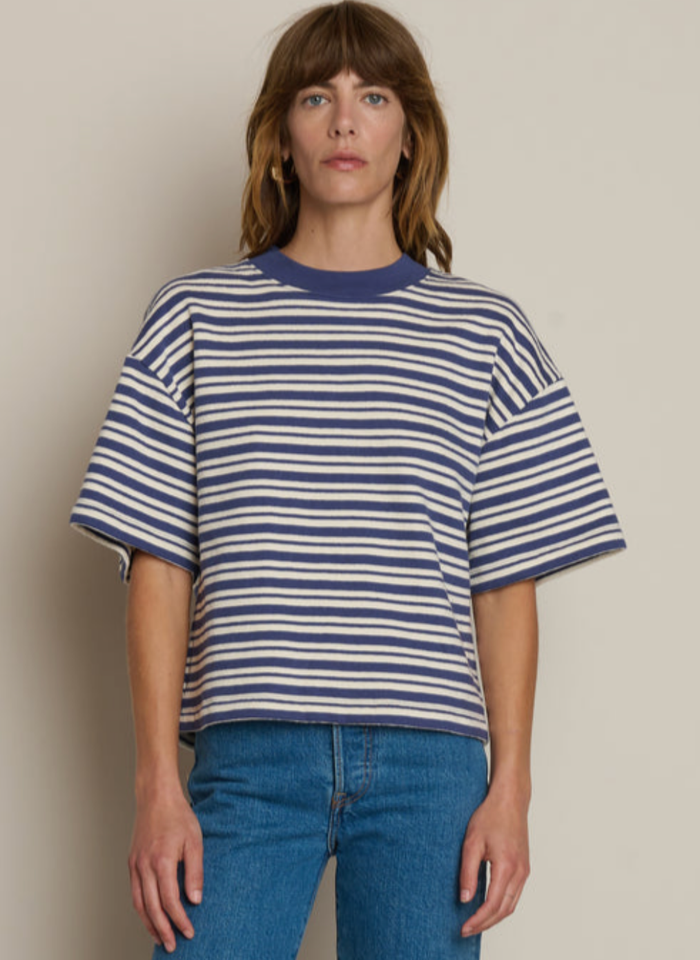 NATION LTD Top Gio Sweatshirt, Tossed Stripe Soho-Boutique