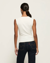 NATION LTD Top Haven Tee, Porcelain Soho-Boutique