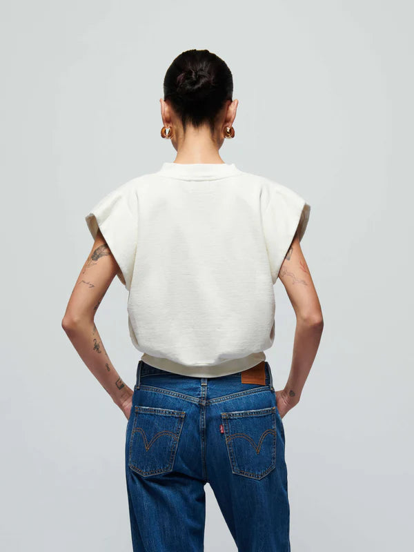 NATION LTD Top Lenon Top, Porcelain Soho-Boutique