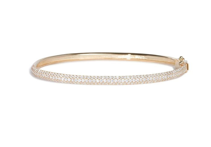 Nickho Rey Bracelet Malibu Bangle, White/Gold Soho-Boutique