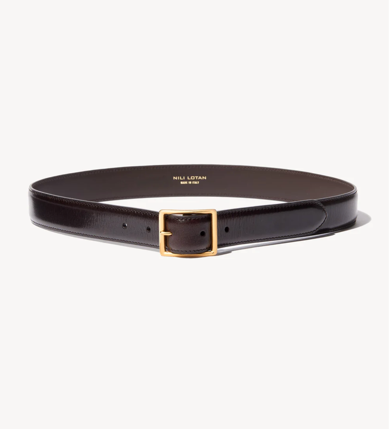 NILI LOTAN Belt Gabriele Belt L152, Espresso Soho-Boutique