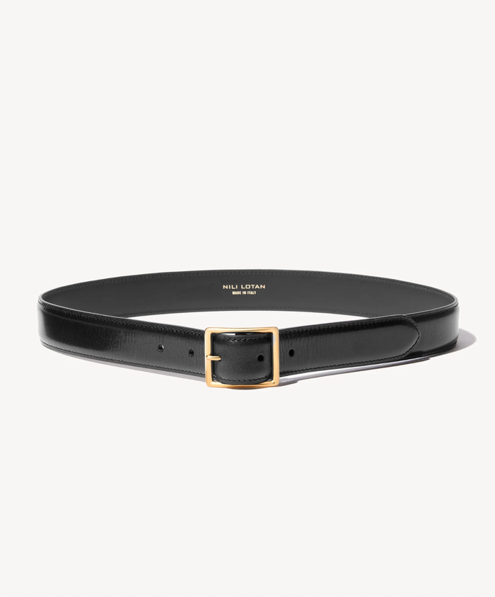 NILI LOTAN Belt Gabrielle Belt, Black Soho-Boutique