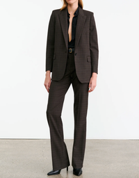 NILI LOTAN Blazer Diane Blazer, Cigar Plaid Soho-Boutique