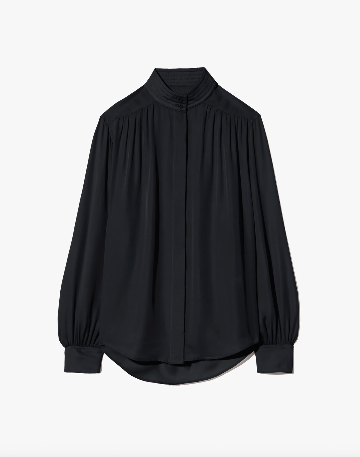 NILI LOTAN Blouse Revi Silk Blouse, Black Soho-Boutique