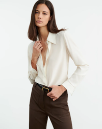 NILI LOTAN Blouse Simone Shirt, Ivory Soho-Boutique