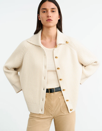 NILI LOTAN Cardigan Deryl Cardigan, Ivory Soho-Boutique