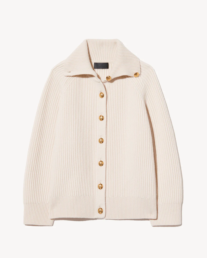 NILI LOTAN Cardigan Deryl Cardigan, Ivory Soho-Boutique