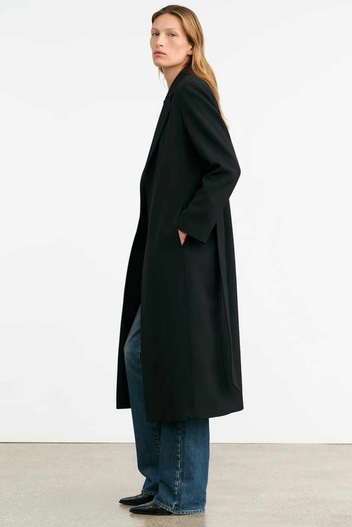 NILI LOTAN Coat Bobby Coat, Black Soho-Boutique