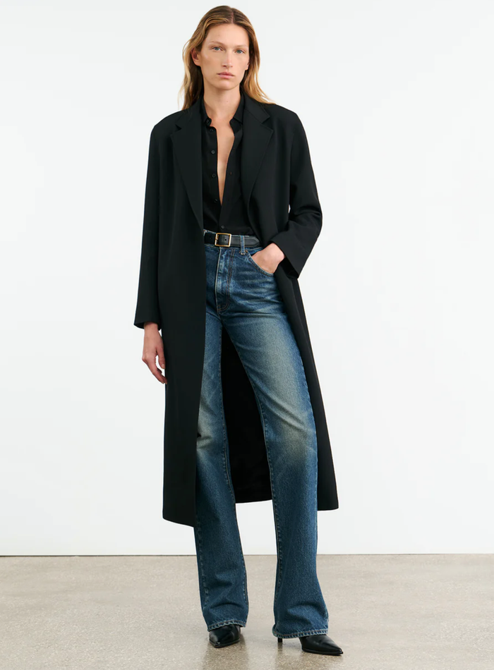 NILI LOTAN Coat Bobby Coat, Black Soho-Boutique
