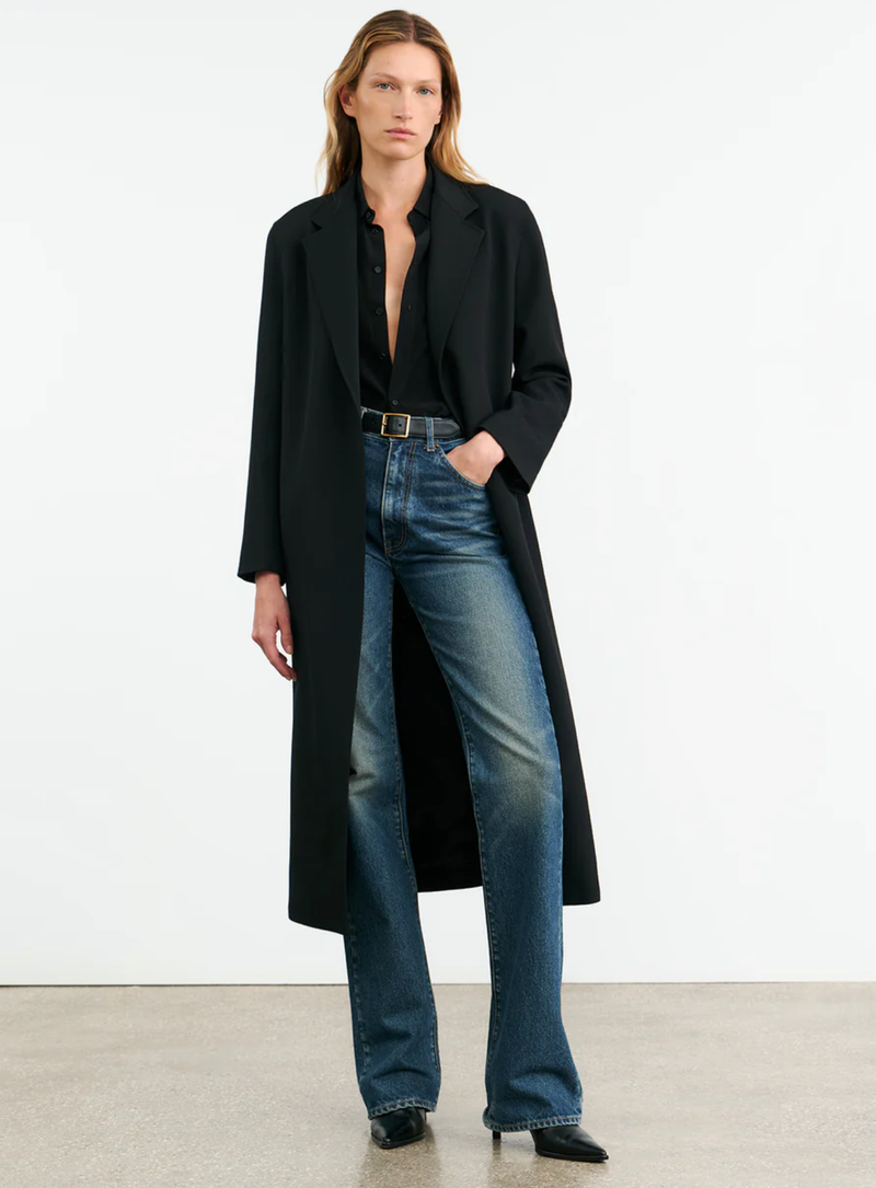 NILI LOTAN Coat Bobby Coat, Black Soho-Boutique