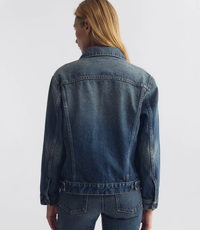 NILI LOTAN Coats & Jacket Marian Denim Jacket, Simon Wash Soho-Boutique