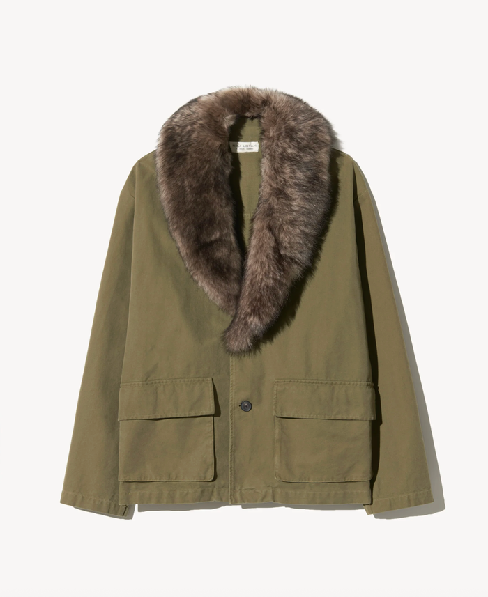 NILI LOTAN Coats & Jackets Ronay Parka, Olive Green Soho-Boutique
