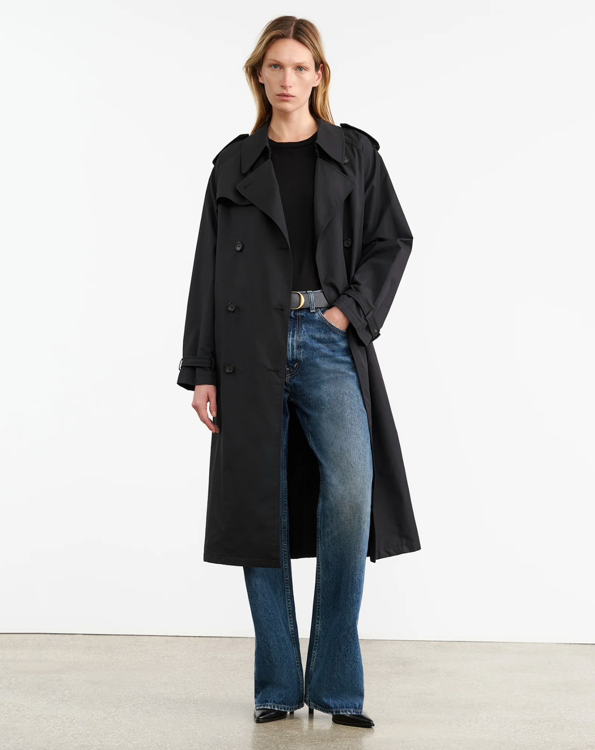 NILI LOTAN Coats & Jackets Tanner Trench Coat, Black Soho-Boutique