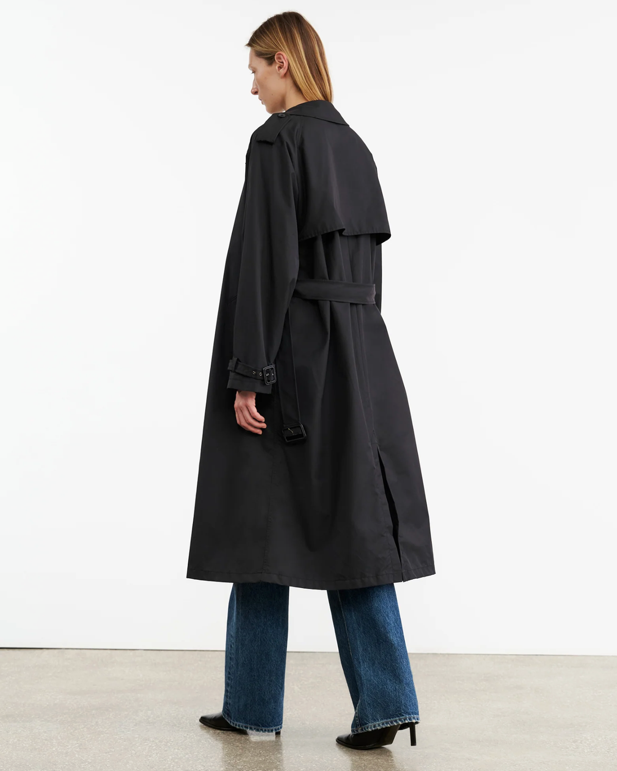 NILI LOTAN Coats & Jackets Tanner Trench Coat, Black Soho-Boutique