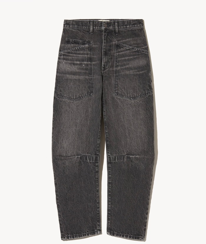 NILI LOTAN Denim Shon Jean, Stone Black Wash Soho-Boutique