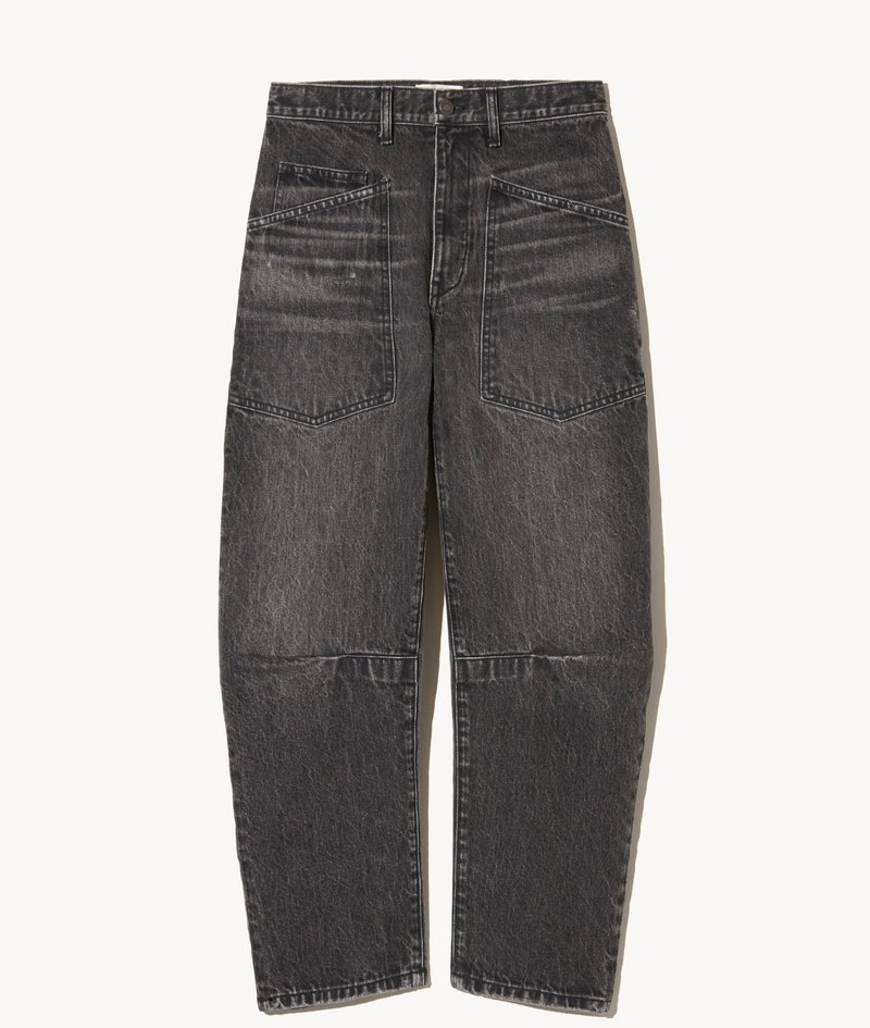 NILI LOTAN Denim Shon Jean, Stone Black Wash Soho-Boutique
