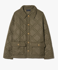 NILI LOTAN Jacket Helah Quilted Parka, Army Green Soho-Boutique