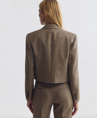 NILI LOTAN Jacket Swan Jacket, Glen Tan Soho-Boutique