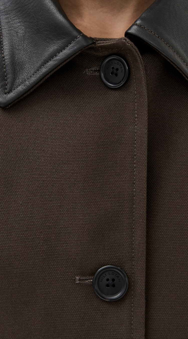 NILI LOTAN Jacket Temperance Parka, Brown Soho-Boutique