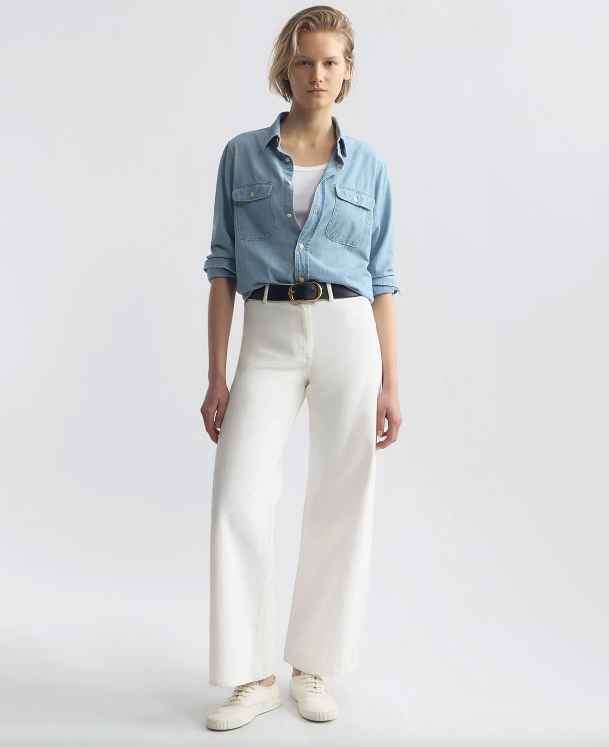 NILI LOTAN Jeans Megan Jean, Cream Soho-Boutique