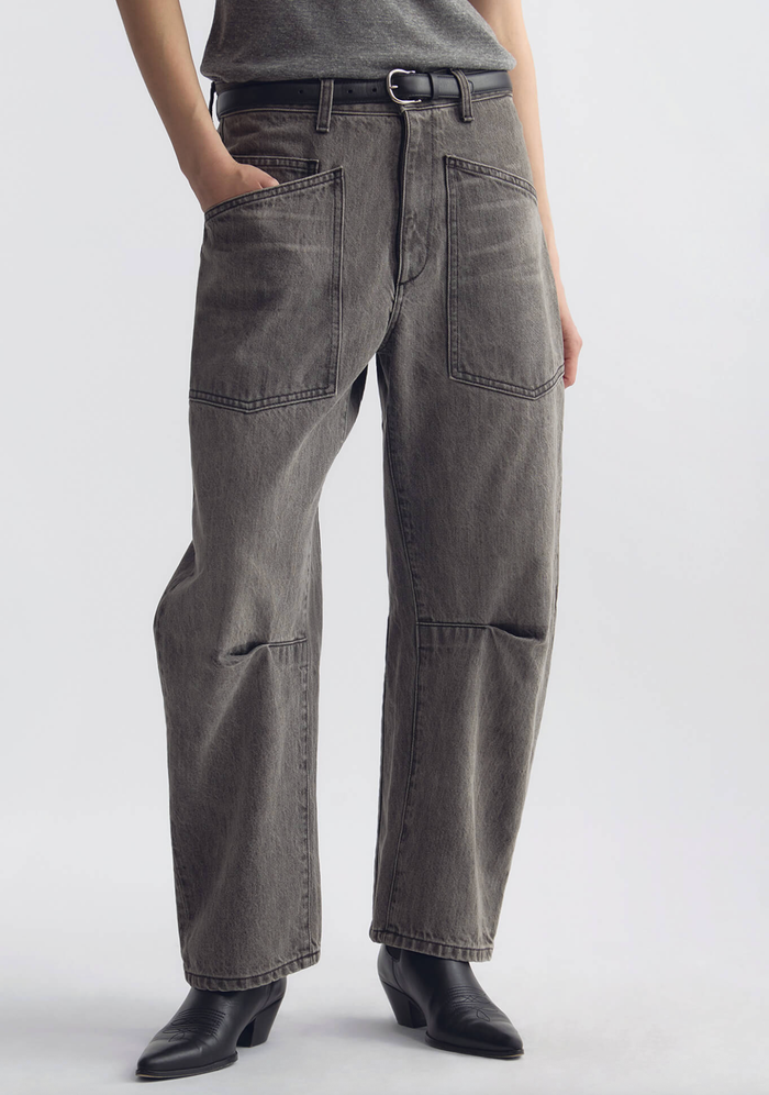 NILI LOTAN Jeans Shon Jean, Ash Grey Wash Soho-Boutique